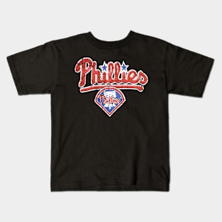 VINTAGE MLB PHILADELPHIA PHILLIES Kids T-Shirt